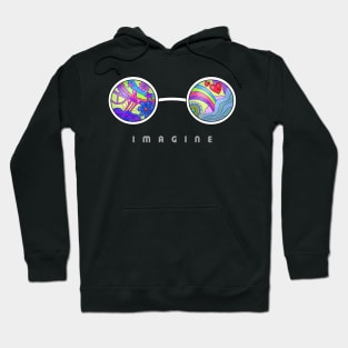 Imagine psychedelic art Hoodie